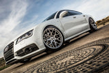 19" HRE FF01 FLOW FORM SILVER CONCAVE WHEELS RIMS FITS PORSCHE 991 911 4S TARGA