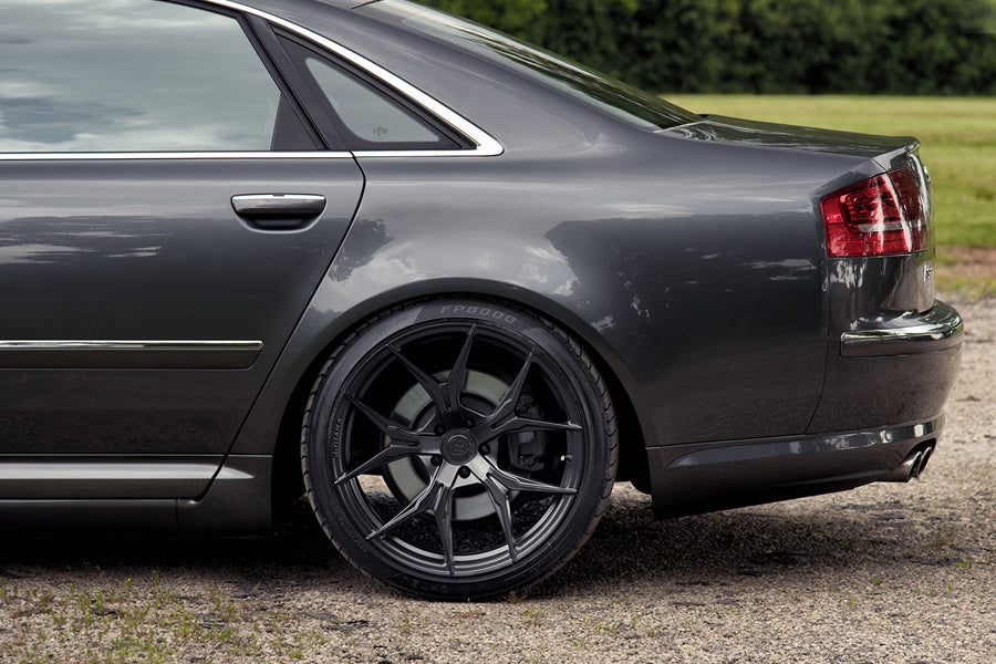 19" ROHANA RFX5 BLACK FORGED CONCAVE WHEELS RIMS FITS INFINITI G37 G37S COUPE