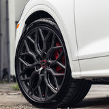 24" Vossen HF2 Grey 24X10 24X10 1029 Concave Wheels Rims Fits Toyota Sequoia 01-