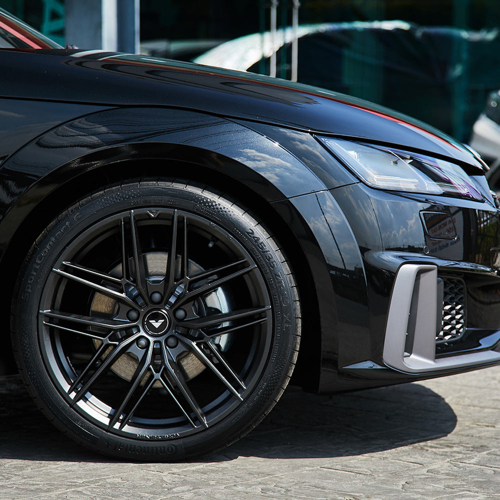 19" Vorsteiner V-FF 112 Graphite Forged Concave Wheels Rims Fits Audi B9 A4 S4