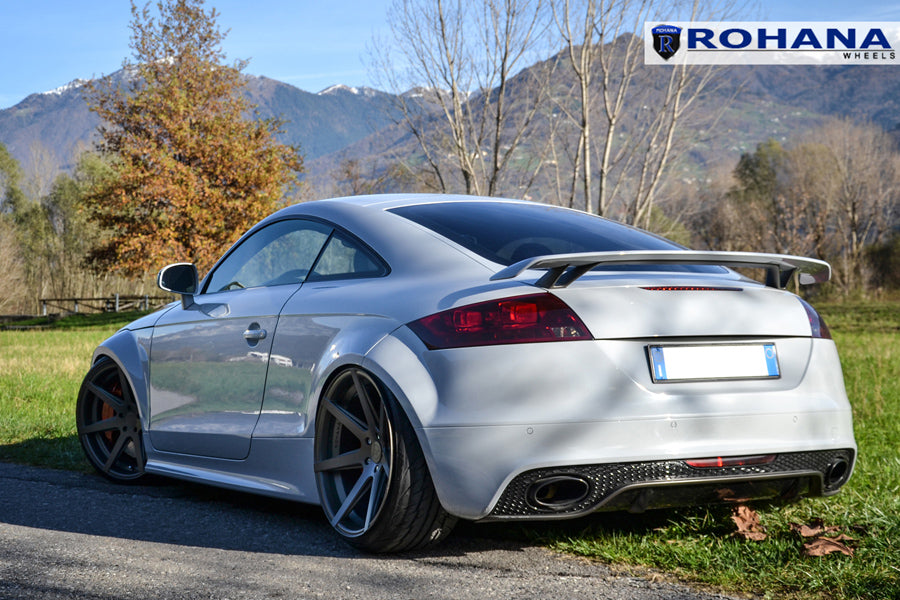 19" ROHANA RC7 GRAPHITE CONCAVE STAGGERED WHEELS RIMS FITS ACURA TL