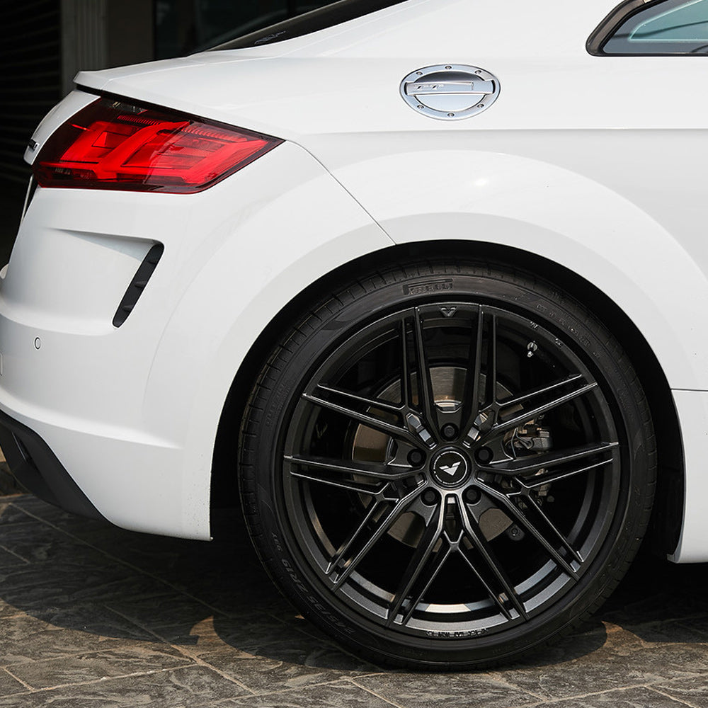 19" Vorsteiner V-FF 112 Graphite Forged Concave Wheels Rims Fits Audi B8 A4 S4
