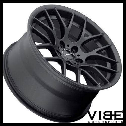 18" AVANT GARDE M359 BLACK WHEELS RIMS FITS BMW E90 325 328 330 335 SEDAN