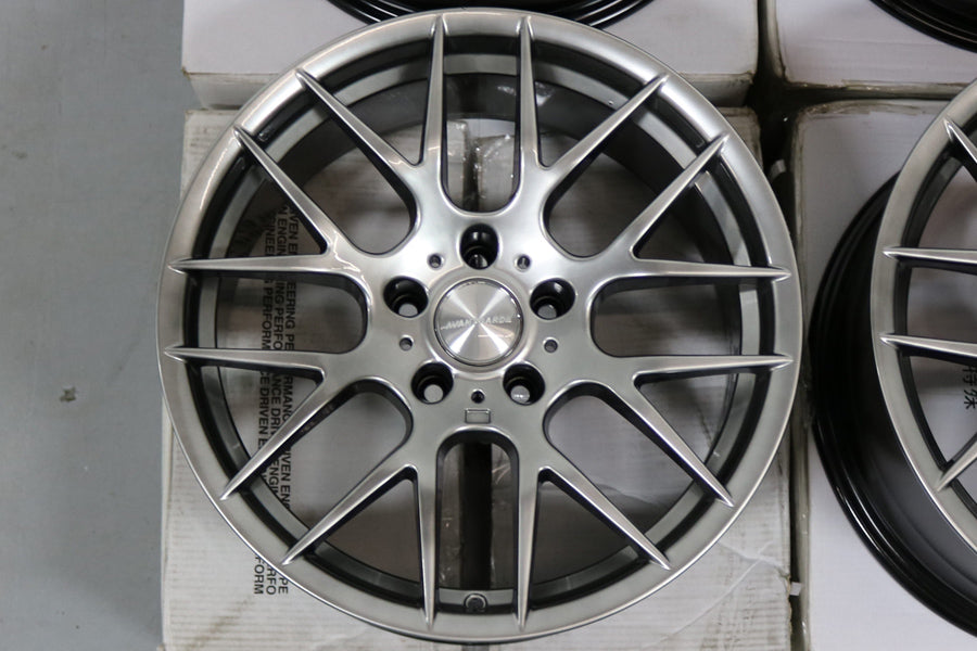 18" AVANT GARDE M359 GUNMETAL CONCAVE WHEELS RIMS FITS BMW 525 528 530 540 M3 M5