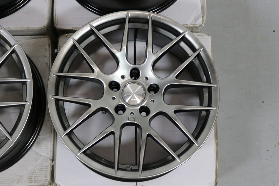 18" AVANT GARDE M359 GUNMETAL CONCAVE WHEELS RIMS FITS BMW 525 528 530 540 M3 M5