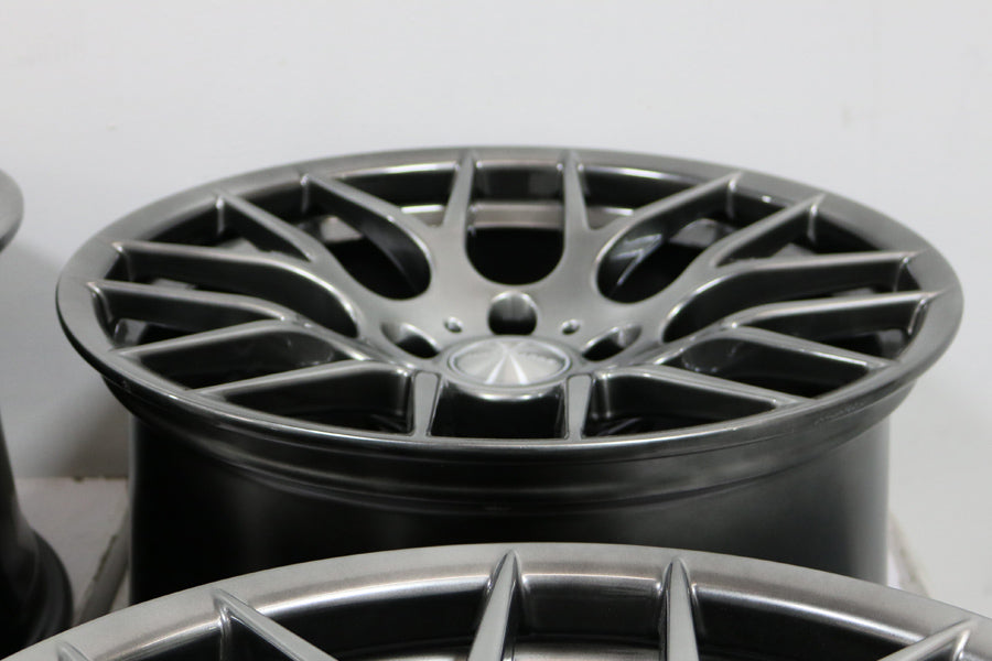 18" AVANT GARDE M359 GUNMETAL CONCAVE WHEELS RIMS FITS BMW 525 528 530 540 M3 M5
