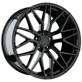 19/20" Avant Garde M520R Black 19x8.5 20x11 Wheels Rims Fits Chevy Corvette C8
