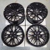 20" Avant Garde M570R Black 20x9 20x10.5 Concave Wheels Rims Fits BMW 5 Series