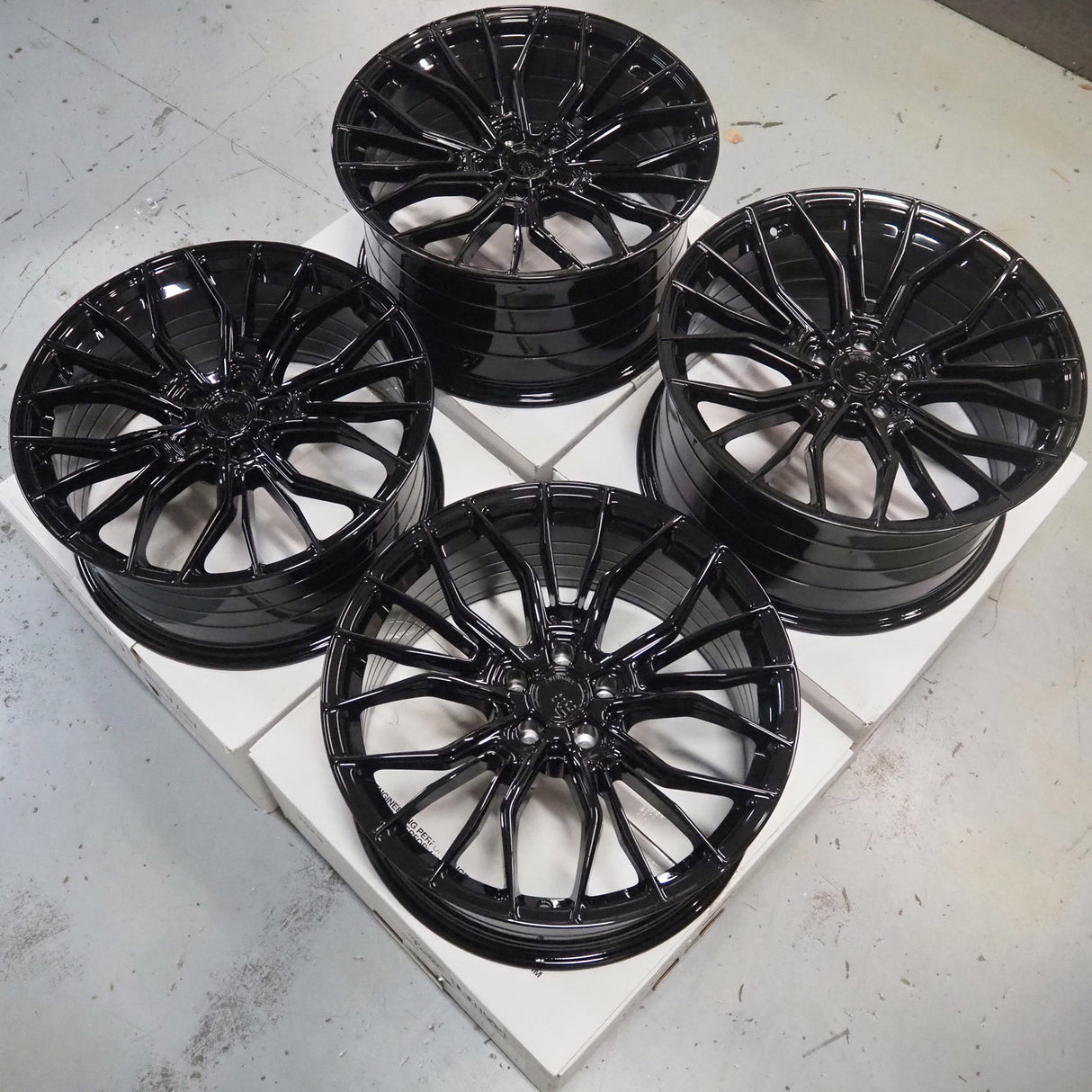 20" Avant Garde M570R Black 20x9 20x10.5 Wheels Rims Fits Mercedes W223 S Class