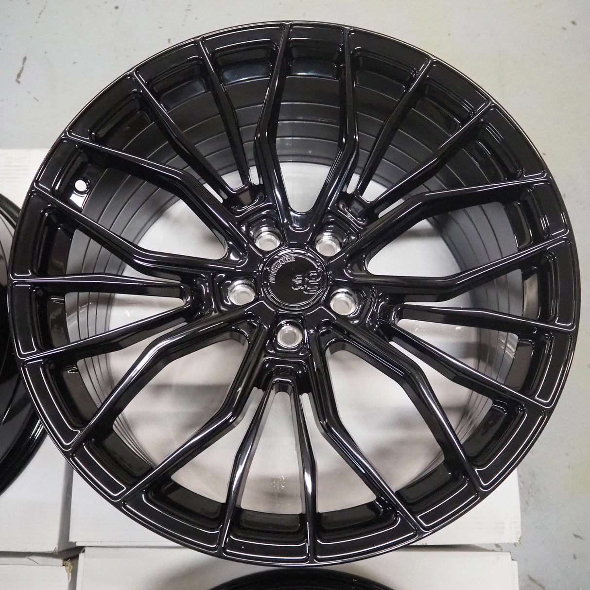 19" Avant Garde M570R Silver 19x8.5 Concave Wheels Rims Fits Volkswagen Golf R