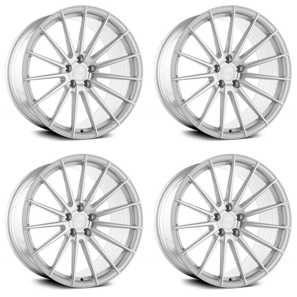20" Avant Garde M615 Silver 20x8.5 20x10 Wheels Rims Fits Cadillac CTS V Coupe
