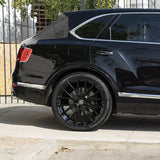 20" Forgiato Flow 001 Black Forged Concave Wheels Rims Fit Jaguar XJRS XJS