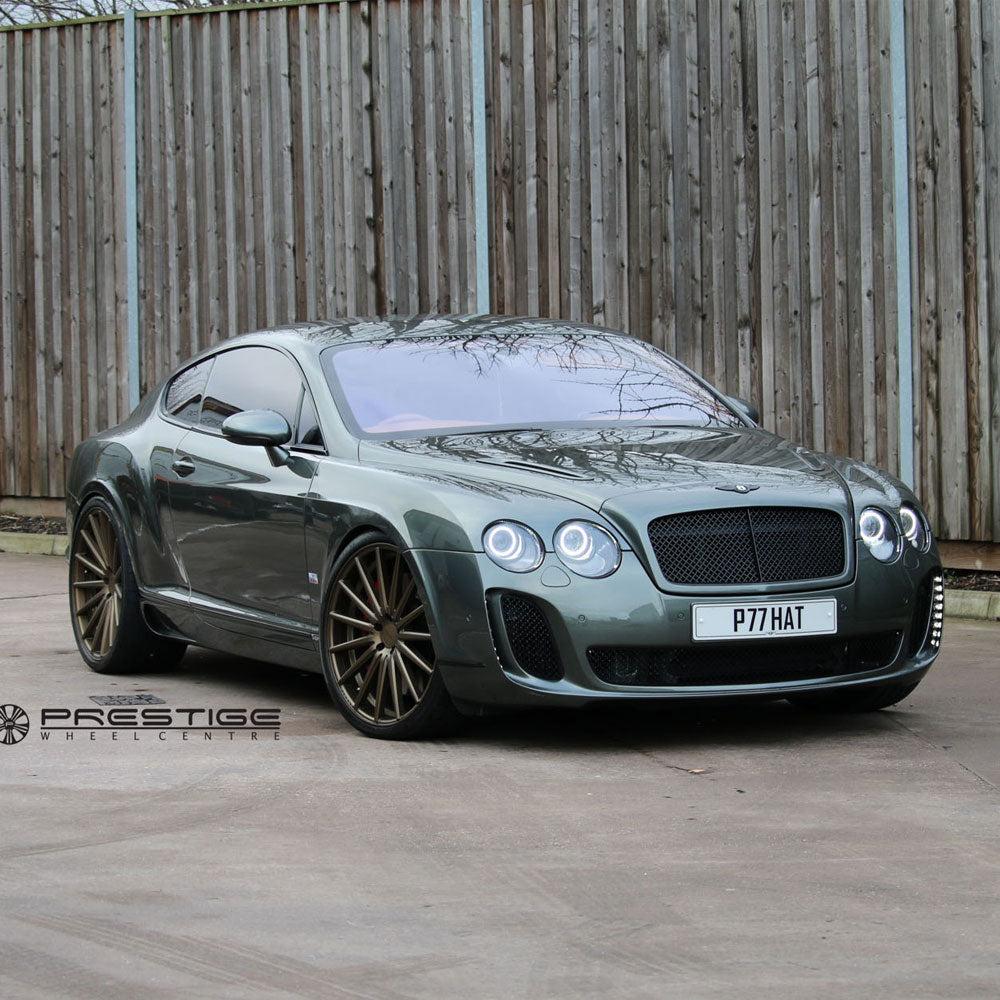22" Vossen VFS-2 Bronze 22x9 22x10.5 Forged Wheels Rims Fits Bentley Continental