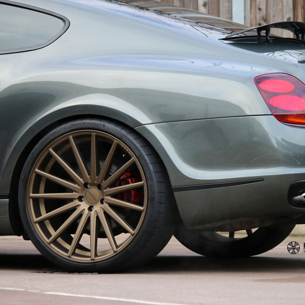22" Vossen VFS-2 Bronze 22x9 22x10.5 Forged Wheels Rims Fits Bentley Continental