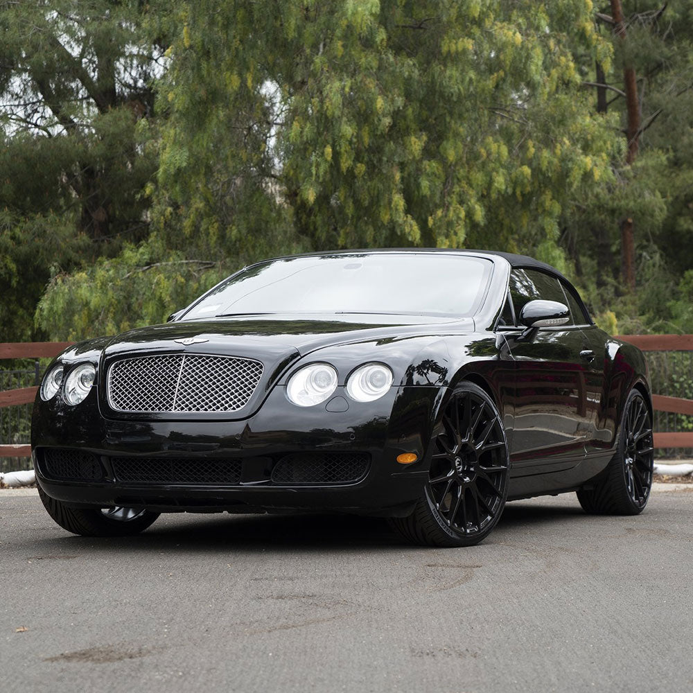 20" Forgiato Flow 001 Black Forged Concave Wheels Rims Fit Jaguar XJRS XJS