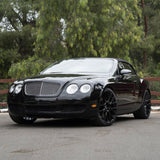 20" Forgiato Flow 001 Black Forged Concave Wheels Rims Fit Jaguar XJRS XJS