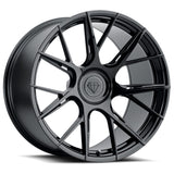 19" Blaque Diamond BD-F18 Black Rims Concave Forged Wheels Fits BMW 745 750 760