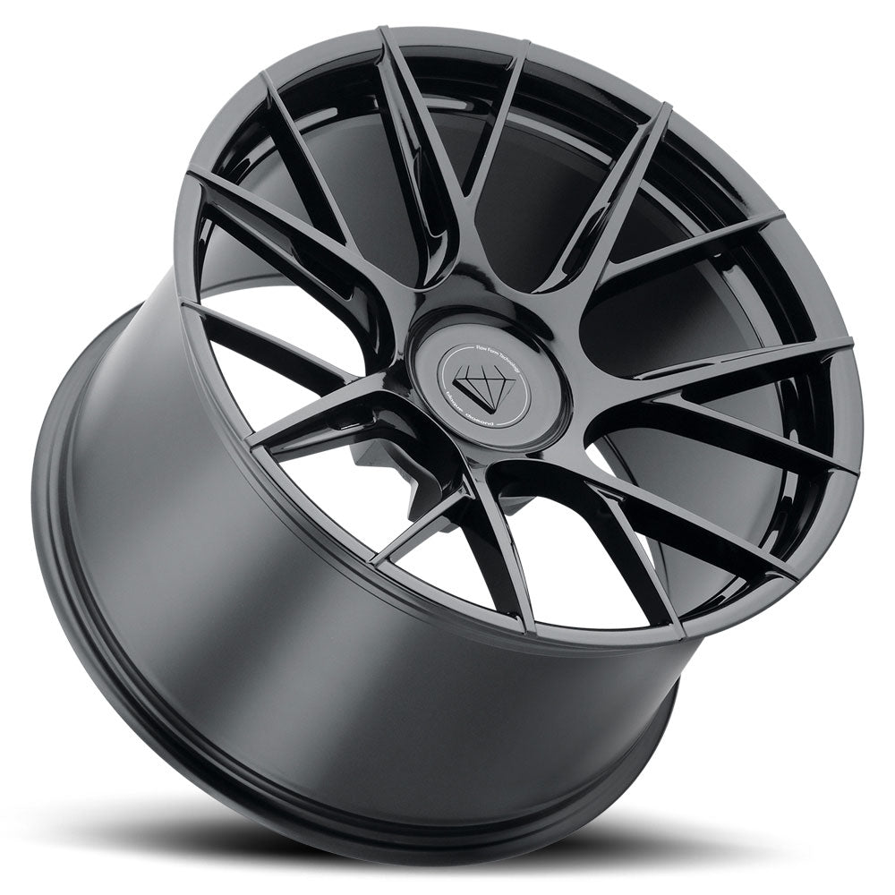 19" Blaque Diamond BD-F18 Black Rims Concave Forged Wheels Fits BMW 745 750 760