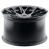 19" Blaque Diamond BD-F18 Black Rims Concave Forged Wheels Fits BMW 745 750 760