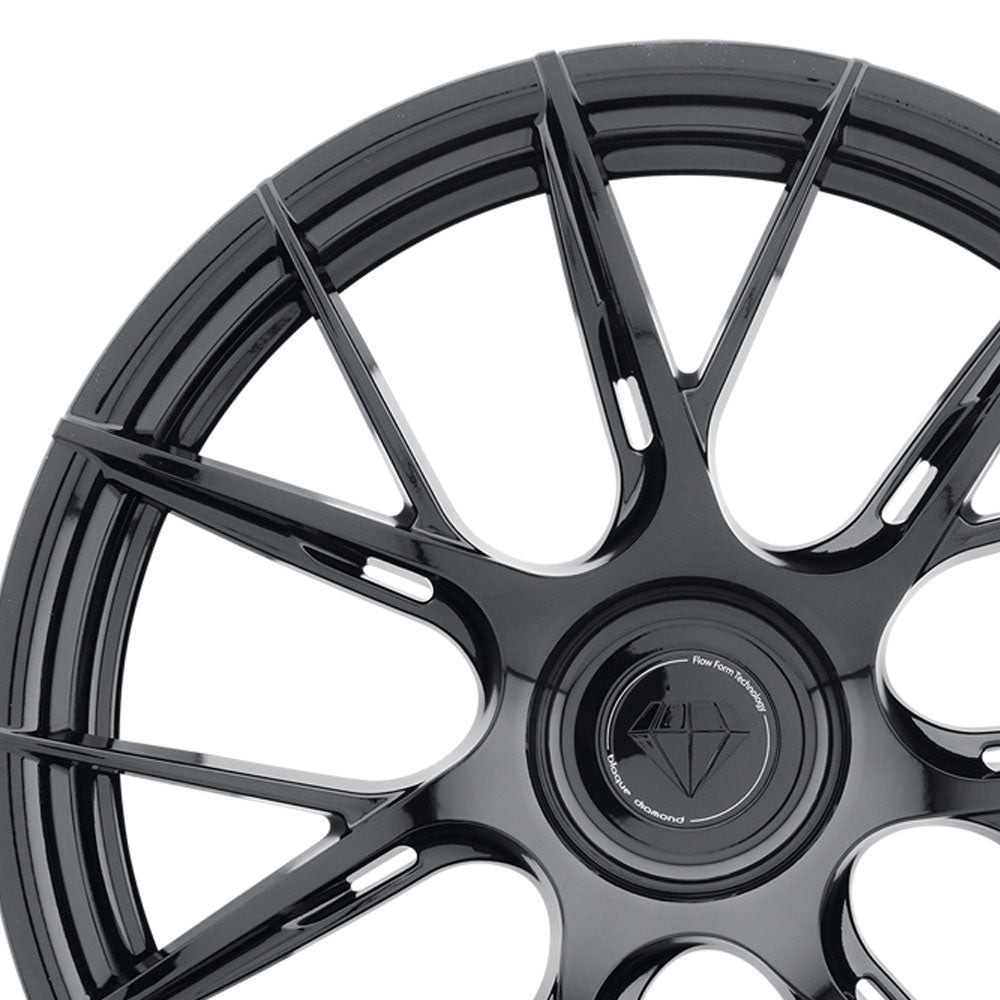 19" Blaque Diamond BD-F18 Black Rims Concave Forged Wheels Fits BMW 745 750 760