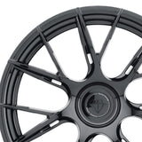 19" Blaque Diamond BD-F18 Black Rims Concave Forged Wheels Fits BMW 745 750 760