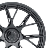 19" Blaque Diamond BD-F18 Black Rims Concave Forged Wheels Fits BMW 745 750 760