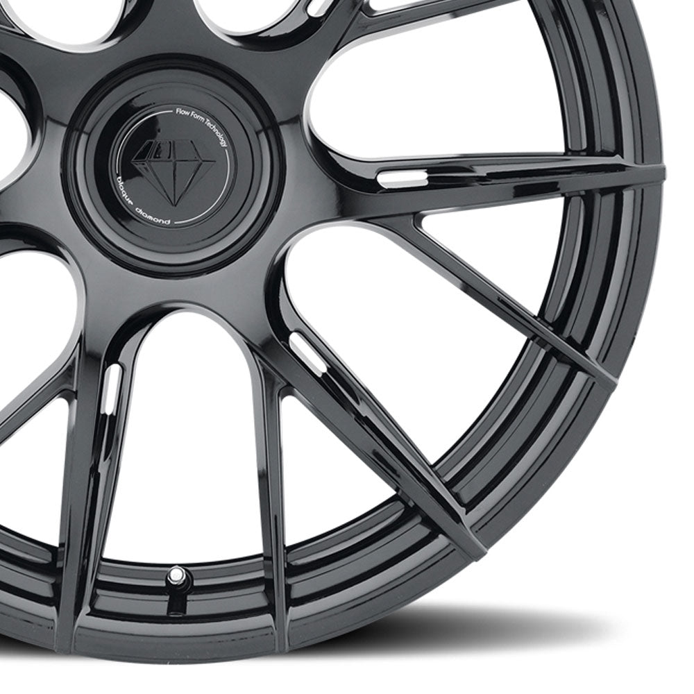 19" Blaque Diamond BD-F18 Black Rims Concave Forged Wheels Fits BMW 745 750 760