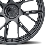 19" Blaque Diamond BD-F18 Black Rims Concave Forged Wheels Fits BMW 745 750 760