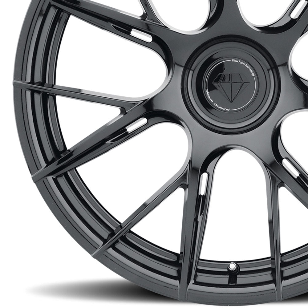 19" Blaque Diamond BD-F18 Black Rims Concave Forged Wheels Fits BMW 745 750 760