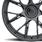 19" Blaque Diamond BD-F18 Black Rims Concave Forged Wheels Fits BMW 745 750 760