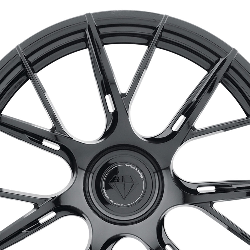 19" Blaque Diamond BD-F18 Black Rims Concave Forged Wheels Fits BMW 745 750 760