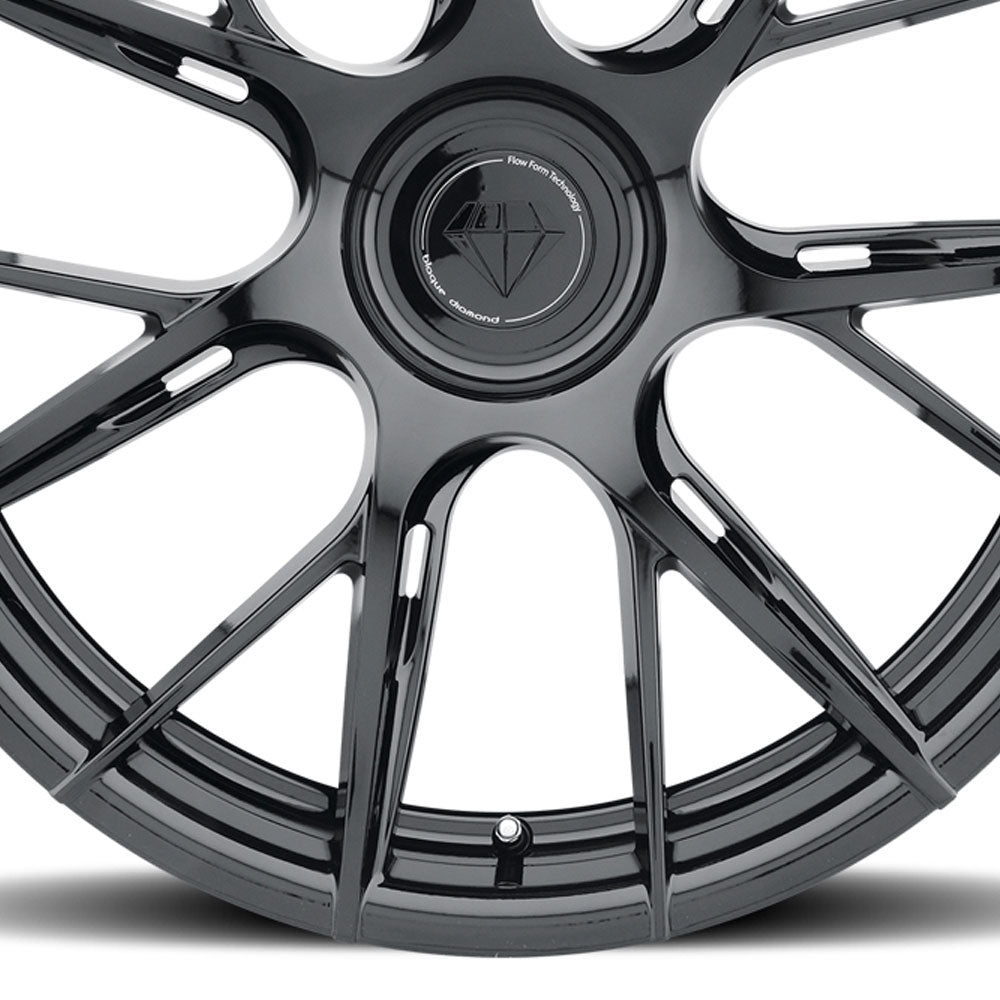 19" Blaque Diamond BD-F18 Black Rims Concave Forged Wheels Fits BMW 745 750 760