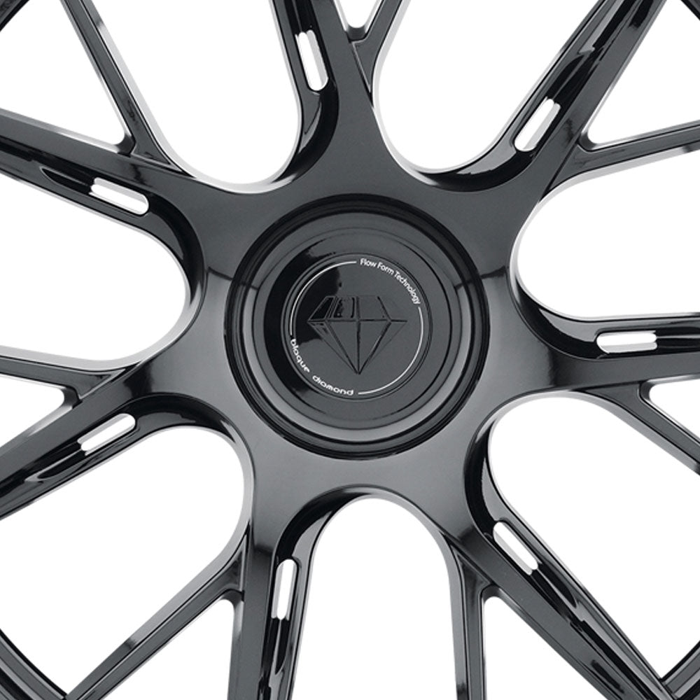 19" Blaque Diamond BD-F18 Black Rims Concave Forged Wheels Fits BMW 745 750 760