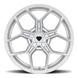 20" Blaque Diamond BD-F25 Silver 20x9 20x9 Wheels Rims Fit Chevrolet Tahoe 95-99