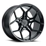 20" Blaque Diamond BD-F25 Black 20x9 20x12 Wheels Rims Chevrolet Corvette C8