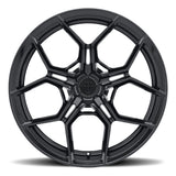 20" Blaque Diamond BD-F25 Black 20x9 20x12 Wheels Rims Chevrolet Corvette C8