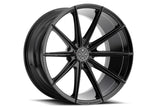 19" BLAQUE DIAMOND BD11 19X9.5 BLACK CONCAVE WHEELS RIMS FITS AUDI B8 A4 S4