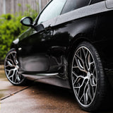 20" Vossen HF2 Black 20X9 20X10 1125 Concave Wheels Rims Fits BMW 325i 328i 335i