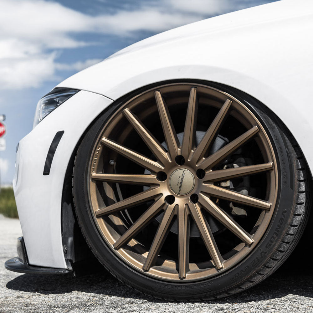 22" Vossen VFS-2 Bronze 22x9 22x10.5 Forged Wheels Rims Fits Bentley Continental