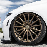 22" Vossen VFS-2 Bronze 22x9 22x10.5 Forged Wheels Rims Fits Bentley Continental