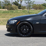20" Forgiato Flow 001 Black Forged Concave Wheels Rims Fit Jaguar XJRS XJS