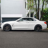 20" Vossen HF3 Black 20X10 20X11 1261 Concave Wheels Rims Fits Nissan GT-R