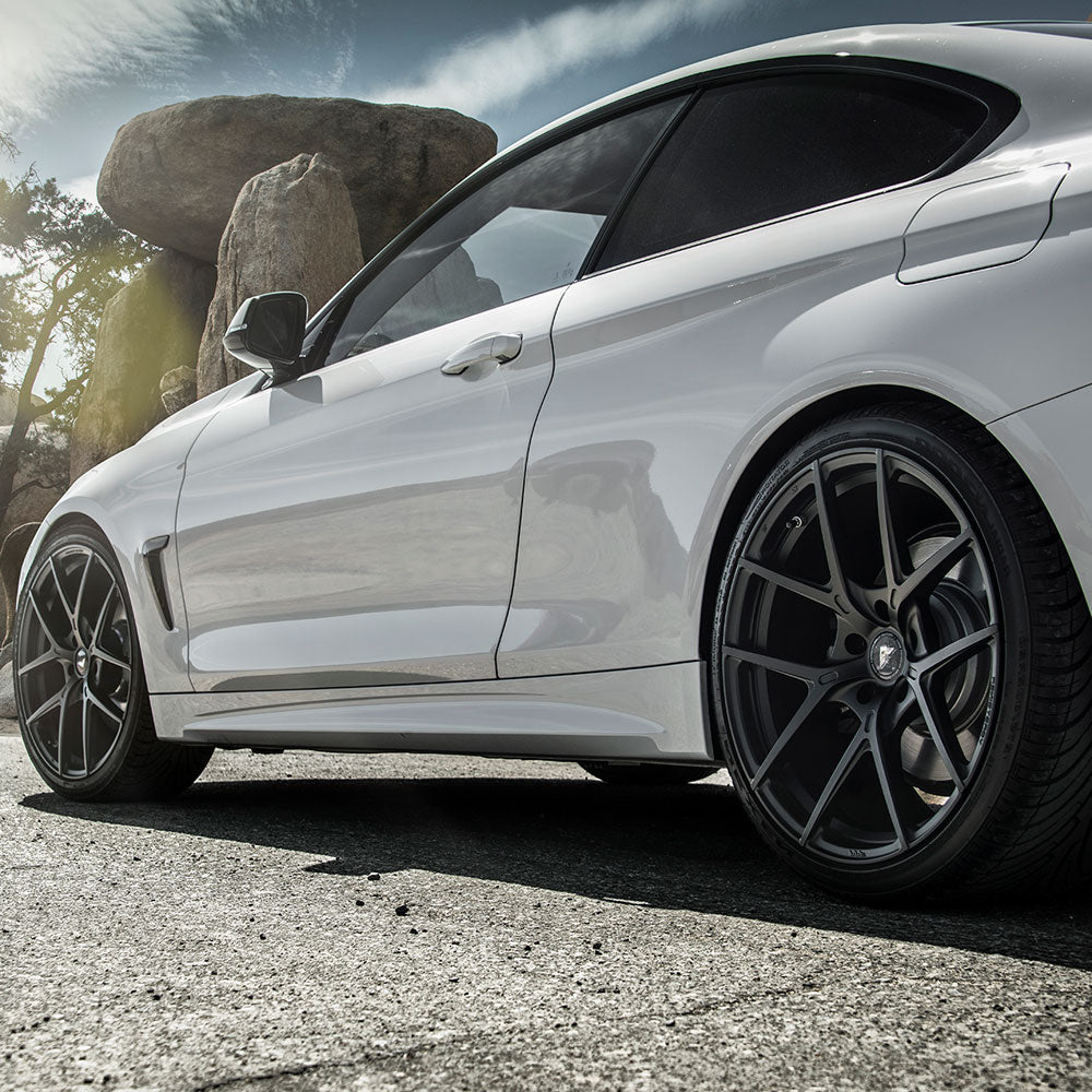 19" Vorsteiner V-FF 101 Forged Graphite Concave Wheels Rims Fits BMW E46 M3