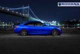 19" ROHANA RC7 GRAPHITE CONCAVE STAGGERED WHEELS RIMS FITS ACURA TL