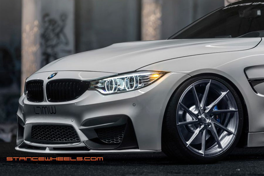 20" STANCE SF01 SILVER FORGED CONCAVE WHEELS RIMS FITS BMW F01 740 750 760