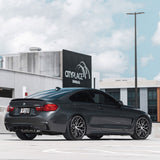 20" Vossen HF2 Black 20X8.5 20X10 1186 Concave Wheels Rims Fits Ford Mustang GT