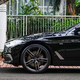 19" Vossen HF1 Grey 19x9 19x10.5 1175 Concave Wheels Rims Fits BMW 740 750