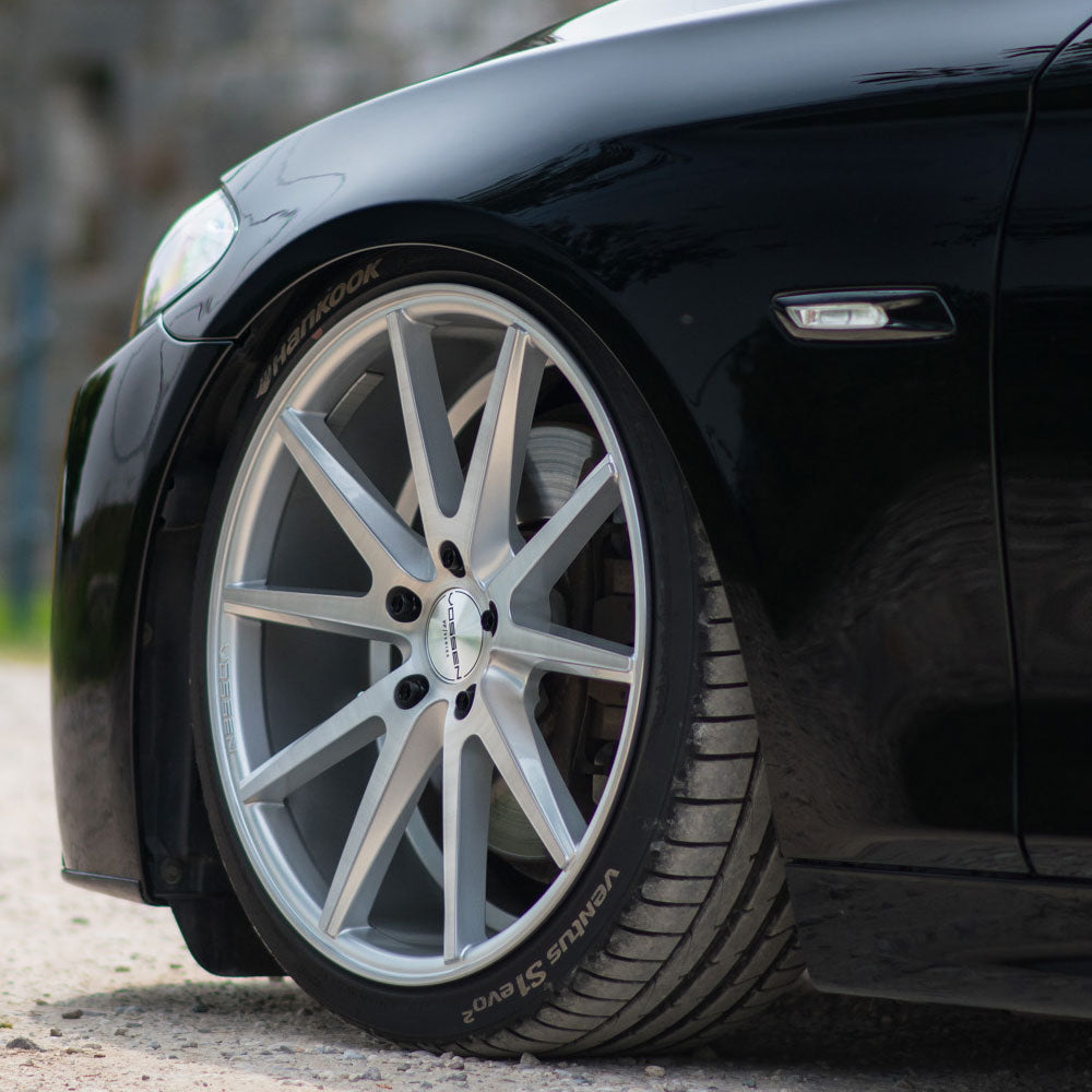 20" Vossen VFS-1 Silver 20x9 20x10 Forged Wheels Rims Fits BMW 5 Series xDrive