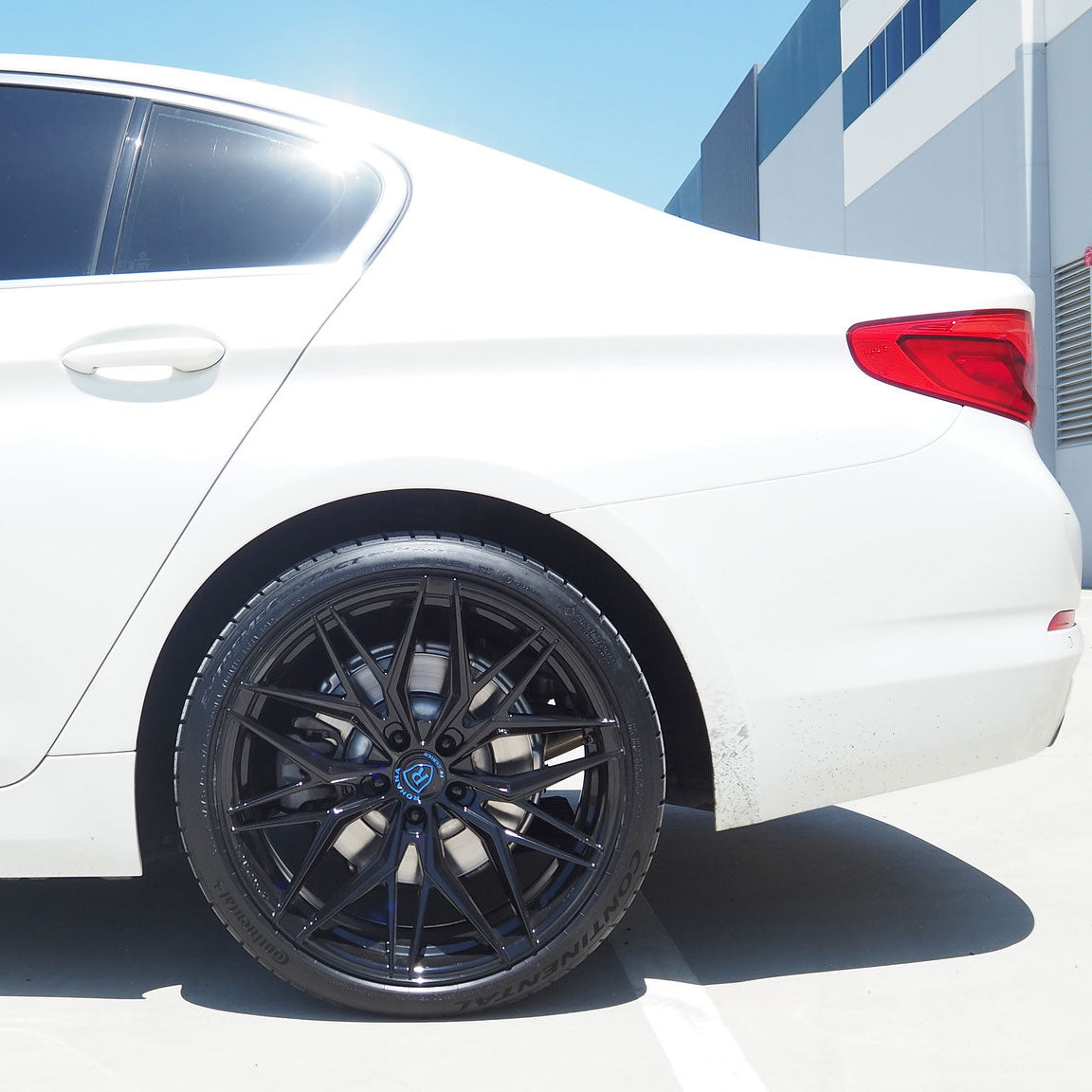 19" Rohana RFX17 Black Forged Concave Wheels Rims Fits BMW F10 528 535 550