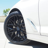 19" Rohana RFX17 Black Forged Concave Wheels Rims Fits BMW F10 528 535 550